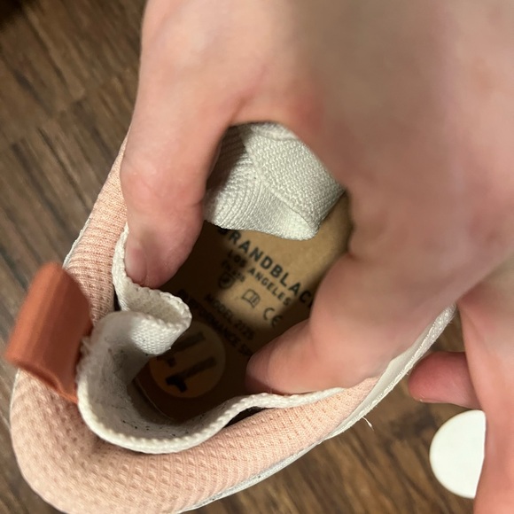 brand black Women's Cream and White Sneakers - Picture 7 of 7